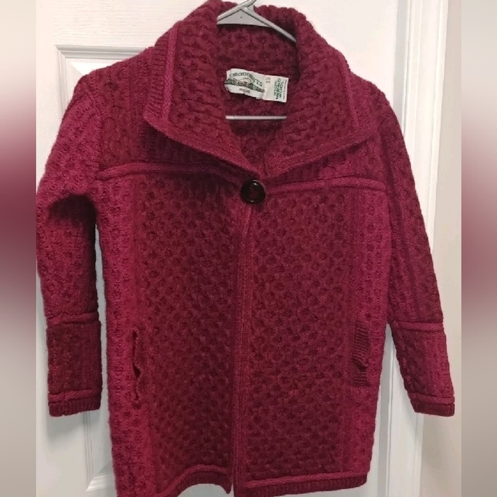 Aran Crafts wool cardigan